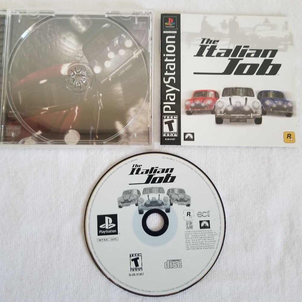 The Italian Job PS1 Sony PlayStation Video Game